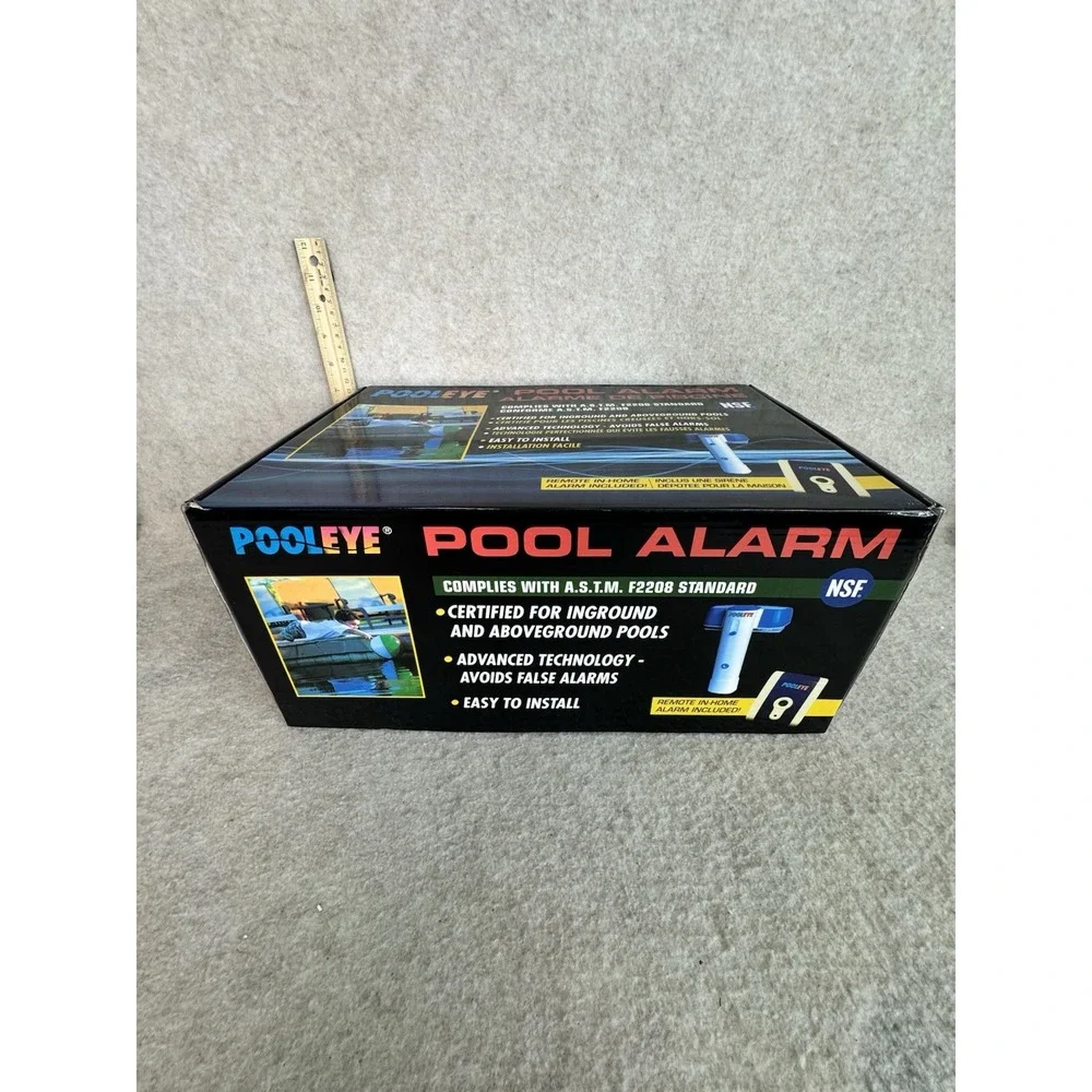 PE23‎ PoolEye Swimming Pool Alarm System Smartpool Above Inground opened box